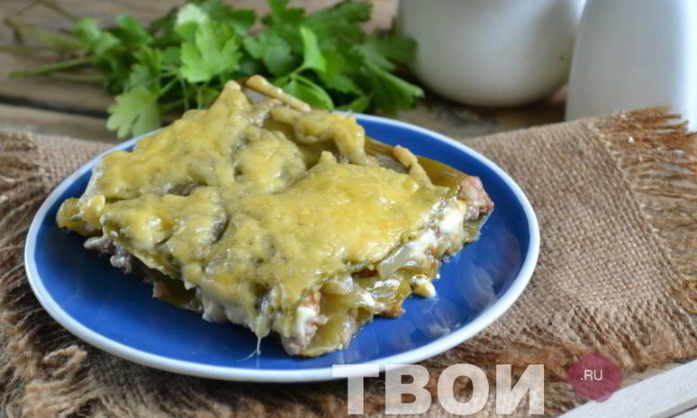 Рецепт лазаний с фаршем в духовке