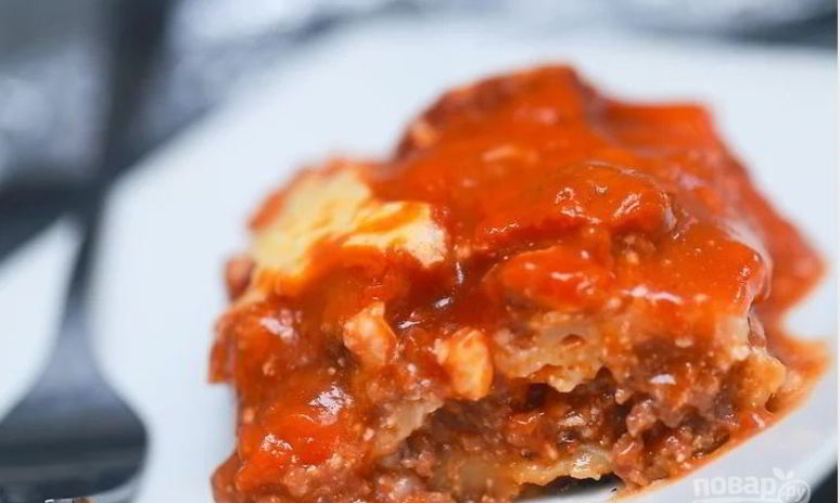 Рецепт лазаний с фаршем