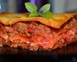 Лазанья с гламурным соусом