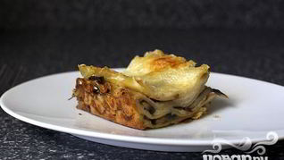 Лазанья с грибами