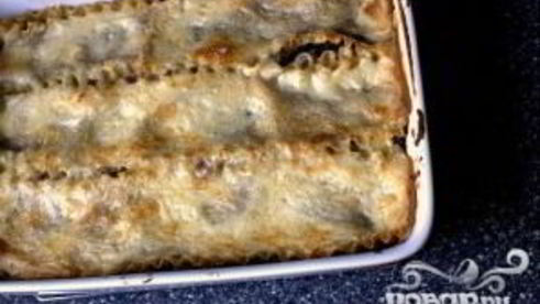 лазанья с грибами