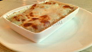 Лазанья с куриным филе и грибами