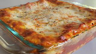 Лазанья с курицей и грибами