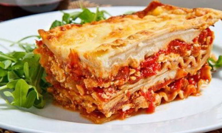 Рецепт лазаний с курицей и помидорами