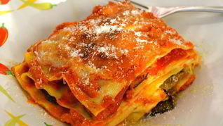 Лазанья с овощами-гриль