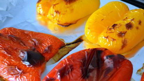 лазанья с овощами-гриль