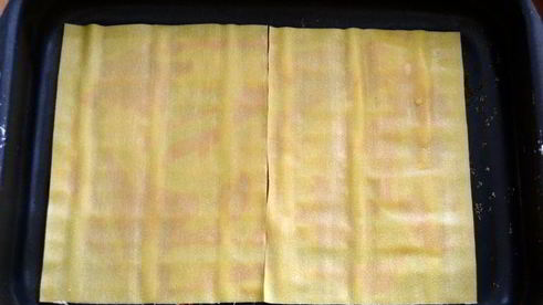 лазанья с овощами-гриль