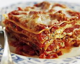 Лазанья с овощами с сыром