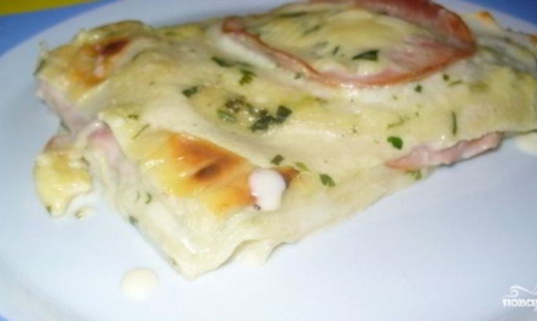 Рецепт лазаний с сыром