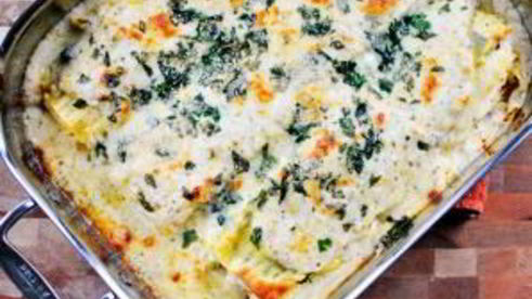 лазанья с творогом и сыром