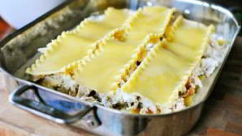 лазанья с творогом и сыром