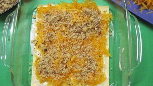 лазанья с тыквой