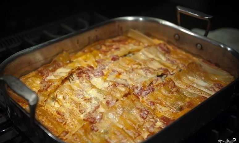 Рецепт лазаний с ветчиной