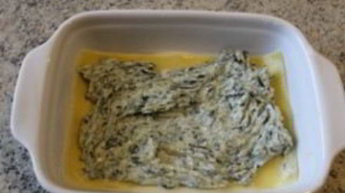 лазанья со шпинатом и сыром