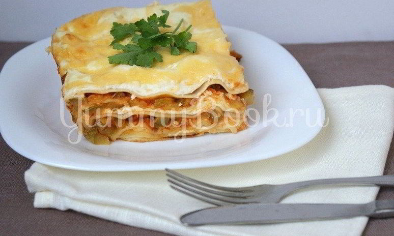 Рецепт лазаний творожно-овощная
