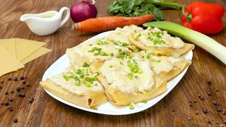 Лазанья в конвертиках