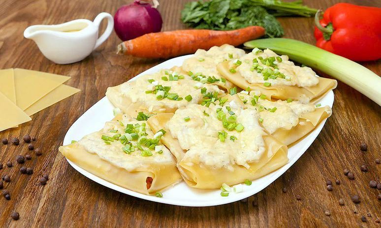 Рецепт лазаний в конвертиках