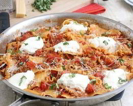 Лазанья в сковороде