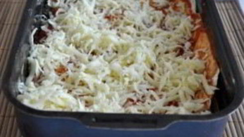 ленивая лазанья из лаваша