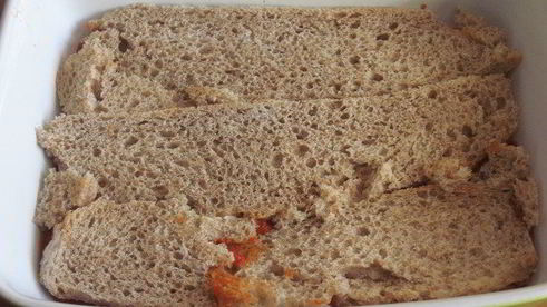 монастырская лазанья из хлеба