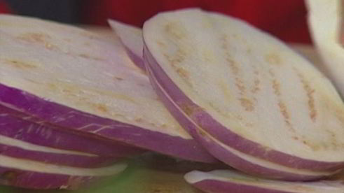 овощная лазанья с козьим сыром