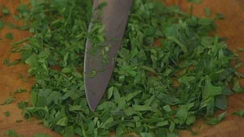 овощная лазанья с козьим сыром