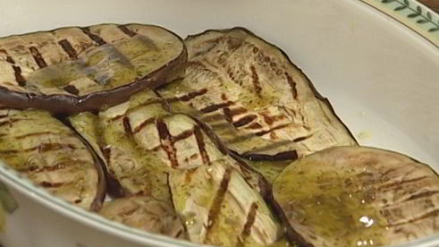 овощная лазанья с козьим сыром