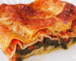 Постная лазанья