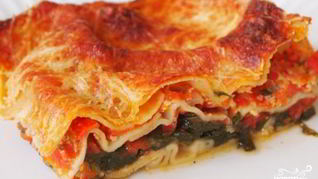 Постная лазанья