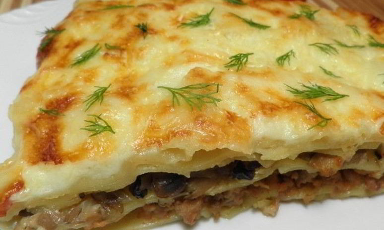 Рецепт простой лазанья с фаршем