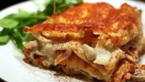 рыбная лазанья