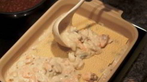 рыбная лазанья