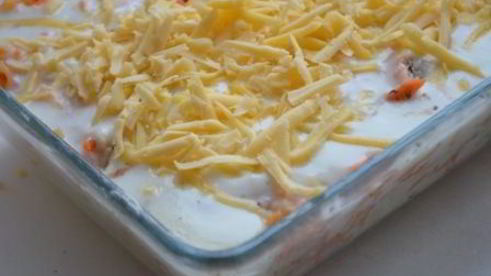 рыжая лазанья с овощами