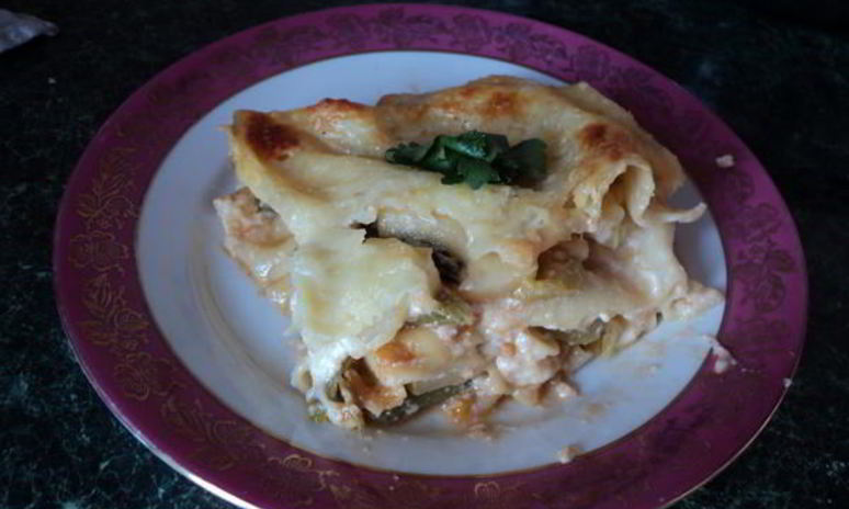 Рецепт вегетарианской лазанья