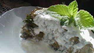 Виноградная лазанья