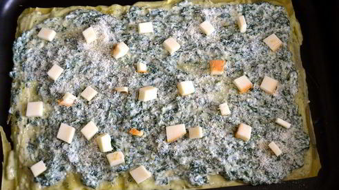 зеленая лазанья