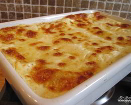 Каннеллони с рыбой