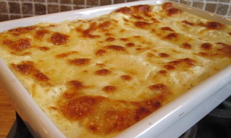 Рецепт каннеллонь с рыбой