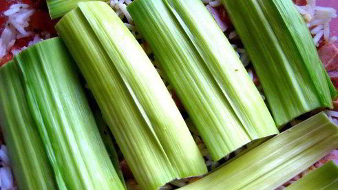 каннелони из порея под сыром