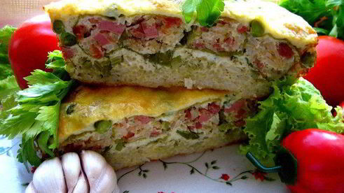 каннелони из порея под сыром