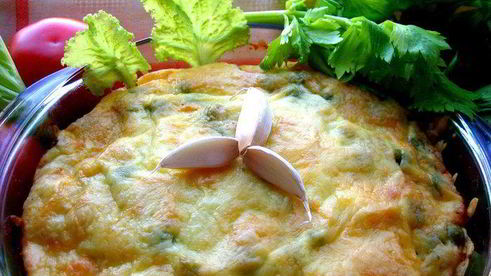 каннелони из порея под сыром