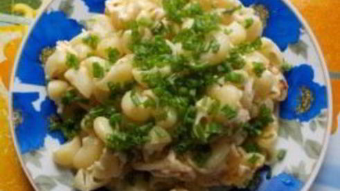 макароны с колбасным сыром