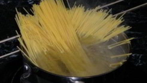 макароны с куриным фаршем