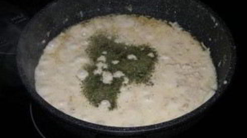 макароны с куриным фаршем