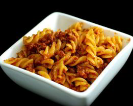 Макароны с мясом