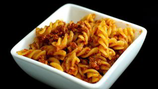 Макароны с мясом