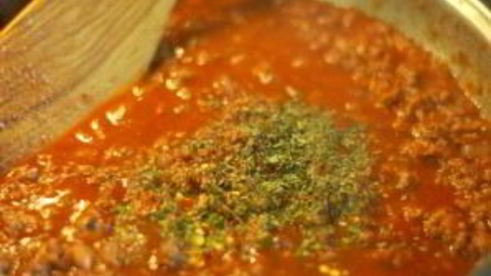 макароны с мясом