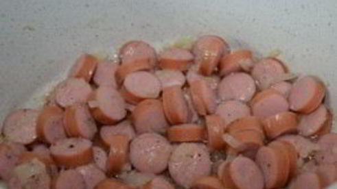 макароны с сосиской в духовке