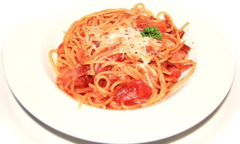 Рецепт макарон с соусом аматричана