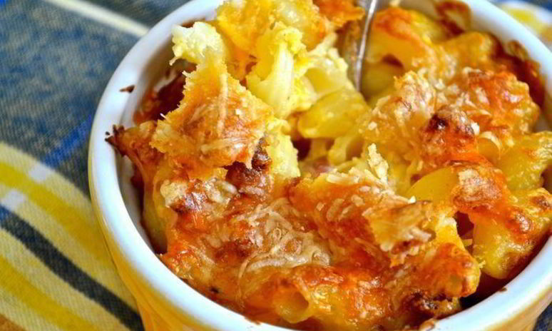 Рецепт макарон с сыром